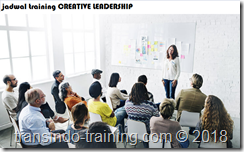 jadwal training CREATIVE LEADERSHIP jadwal training Kepemimpinan Kreatif
