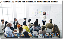 jadwal training kontrak perijinan bidang pertambangan 