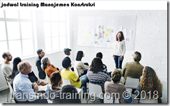 jadwal training konsep manajemen konstruksi 