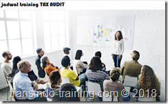 jadwal training TAX AUDIT jadwal training tata cara pemeriksaan pajak