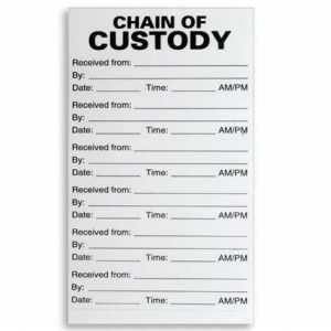 TRAINING ONLINE AWARENESS TRAINING FOR CHAIN OF CUSTODY
