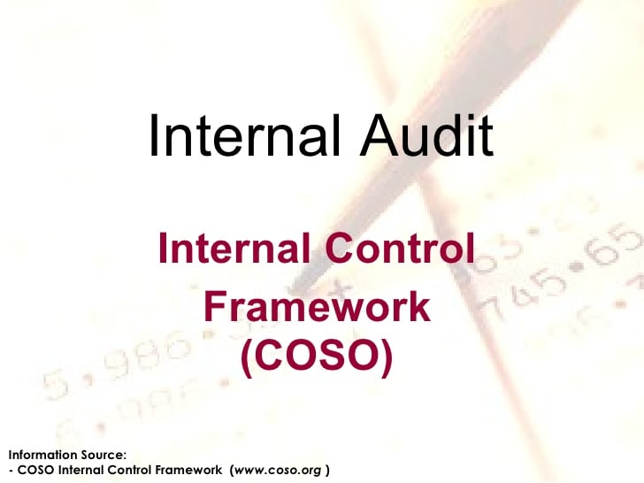TRAINING ONLINE COSO-BASED AUDIT : A NEW PARADIGM OF INTERNAL CONTROL & INTERNAL AUDIT