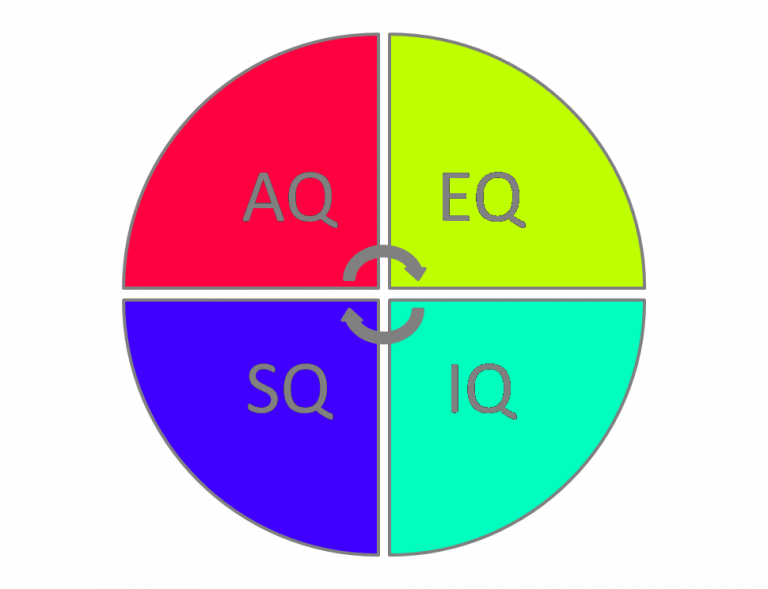 TRAINING ONLINE HUMAN QUOTIENS (IQ EQ AQ SQ)