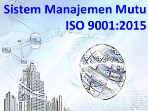 TRAINING ONLINE ISO 9001: 2008 MANAJEMEN MUTU