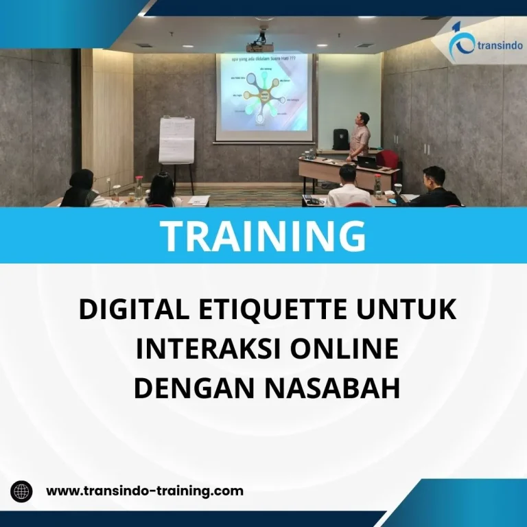 PELATIHAN DIGITAL ETIQUETTE UNTUK INTERAKSI ONLINE DENGAN NASABAH