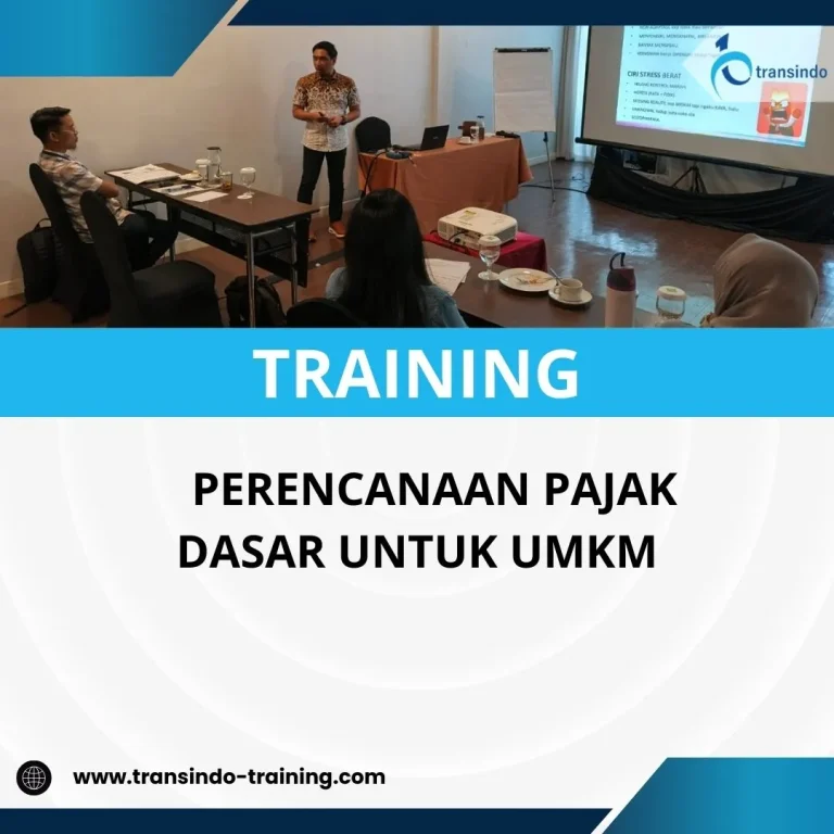 Pelatihan cara melakukan perencanaan pajak UMKM